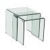 Azurro Nest Of 2 Tables Glass Azurro Nest Of 2 Tables Glass