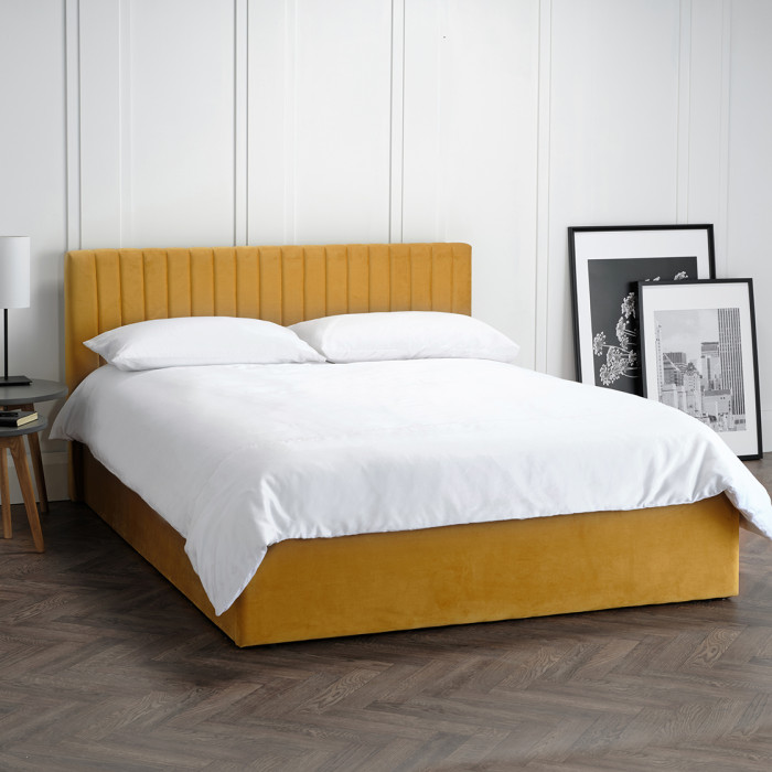 Berlin Mustard Kingsize Bed Berlin Mustard Kingsize Bed