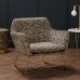 Charles Armchair Leopard Print