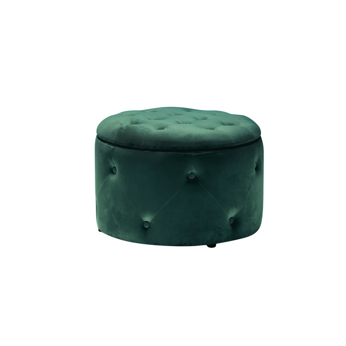 Cleo Storage Pouff Teal Cleo Storage Pouff Teal