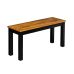 Copenhagen Bench Black Frame-Oiled Wood Copenhagen Bench Black Frame-Oiled Wood