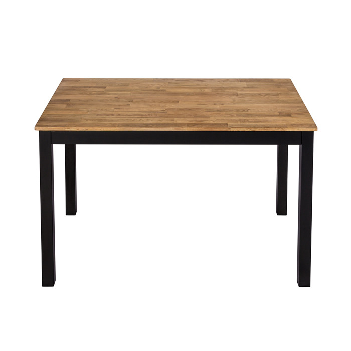 Copenhagen Dining Table Black Frame-Oiled Wood Copenhagen Dining Table Black Frame-Oiled Wood