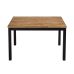 Copenhagen Dining Table Black Frame-Oiled Wood