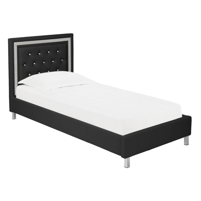 Crystalle 3.0 Single Bed Black Crystalle 3.0 Single Bed Black