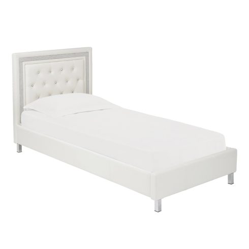 Crystalle 3.0 Single Bed White Crystalle 3.0 Single Bed White