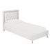 Crystalle 3.0 Single Bed White Crystalle 3.0 Single Bed White
