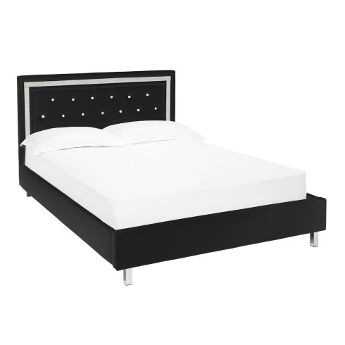 Crystalle 4.6 Double Bed Black Crystalle 4.6 Double Bed Black