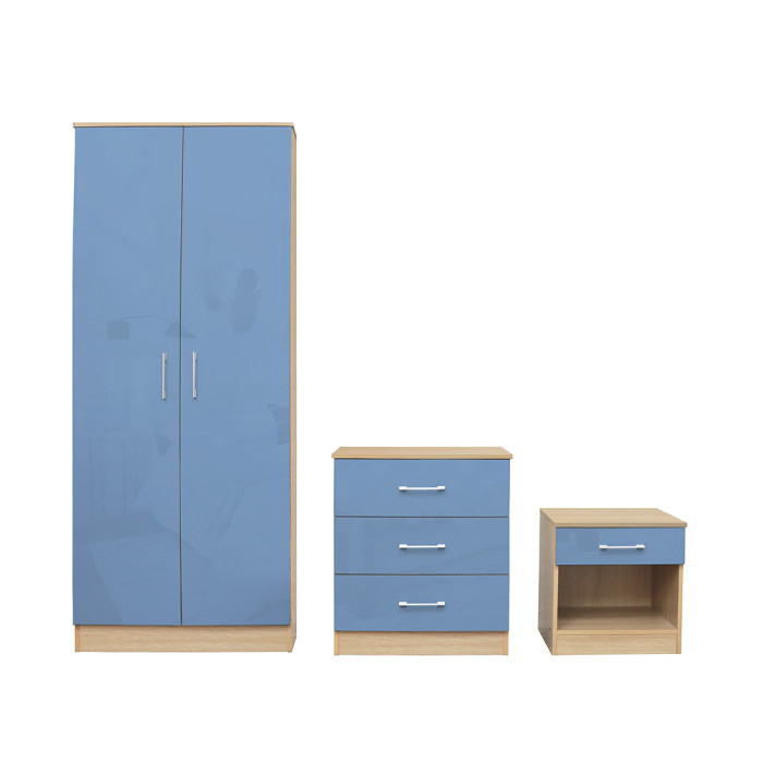 Dakota Bedroom Set Blue Dakota Bedroom Set Blue