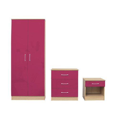 Dakota Bedroom Set Pink