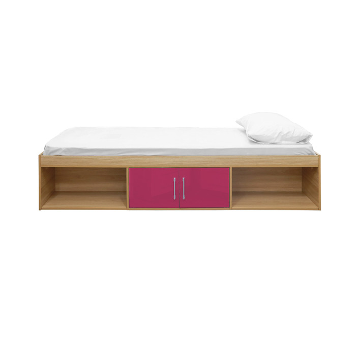 Dakota Cabin Bed Oak-Pink Dakota Cabin Bed Oak-Pink