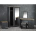 Devon 2 Door Sliding Wardrobe Charcoal