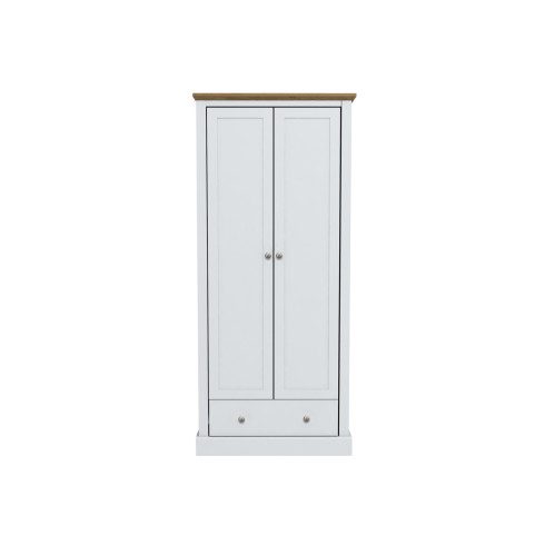 Devon 2 Door Wardrobe White