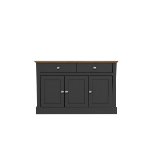 Devon 3 Door 2 Drawer Sideboard Charcoal
