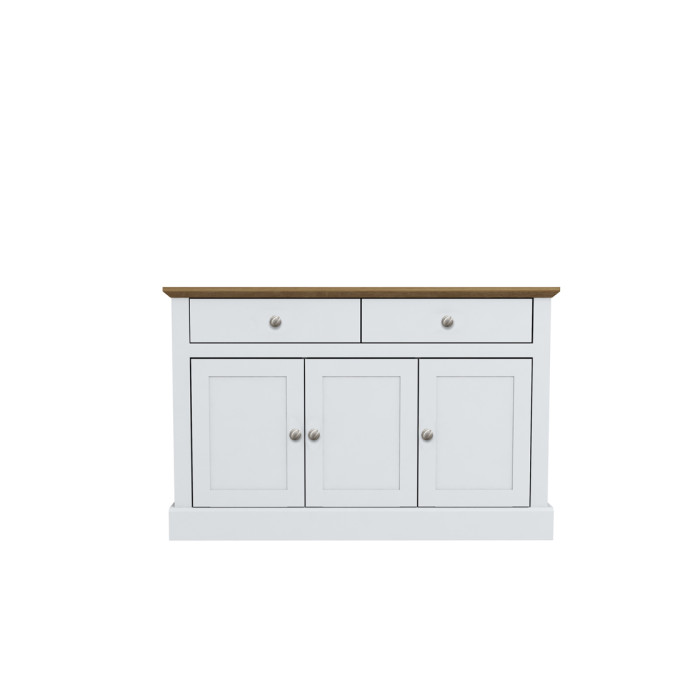 Devon 3 Door 2 Drawer Sideboard White Devon 3 Door 2 Drawer Sideboard White