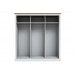 Devon 3 Door Sliding Wardrobe White