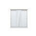 Devon 3 Door Sliding Wardrobe White Devon 3 Door Sliding Wardrobe White