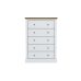 Devon 5 Drawer Chest of Drawers White Devon 5 Drawer Chest of Drawers White