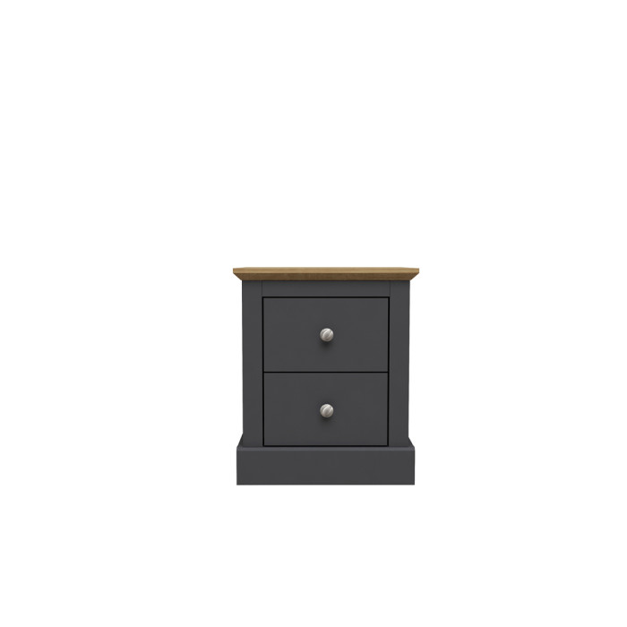 Devon Bedside Cabinet Charcoal Devon Bedside Cabinet Charcoal