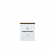 Devon Bedside Cabinet White