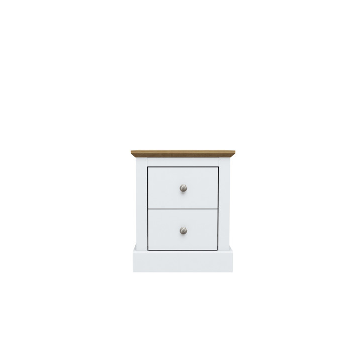 Devon Bedside Cabinet White Devon Bedside Cabinet White