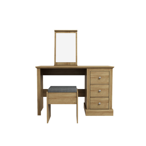 Devon Dressing Table Set Oak