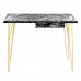 Fusion Desk Black Marble