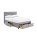 Greenwich 4.6 Double Bed Grey Greenwich 4.6 Double Bed Grey
