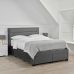 Greenwich 5.0 King Size Bed Grey Velvet Greenwich 5.0 King Size Bed Grey Velvet