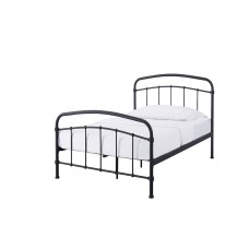 Halston 3.0 Single Black Bed