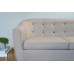 Hudson Sofa With Buttons Beige