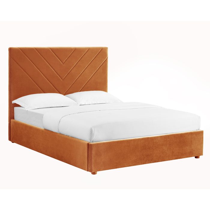 Islington Kingsize Bed Orange