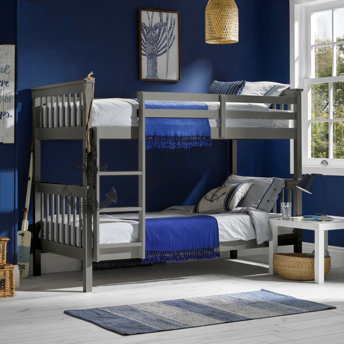 Leo Bunk Bed Grey Leo Bunk Bed Grey