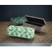 Lola Storage Ottoman Palm Print Lola Storage Ottoman Palm Print