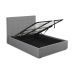 Lucca Plus 4.6 Double Bed Grey Lucca Plus 4.6 Double Bed Grey