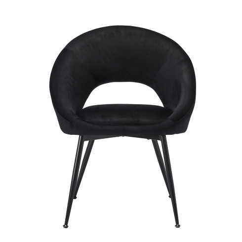 Lulu Dining Chair Black (Pack of 2)