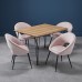 Lulu Dining Chair Pink (Pack of 2)