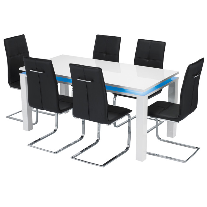Milano Dining Table White Milano Dining Table White