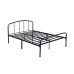 Milton 4.6 Double Bed Black Milton 4.6 Double Bed Black