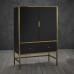 Monaco Drinks Cabinet Black