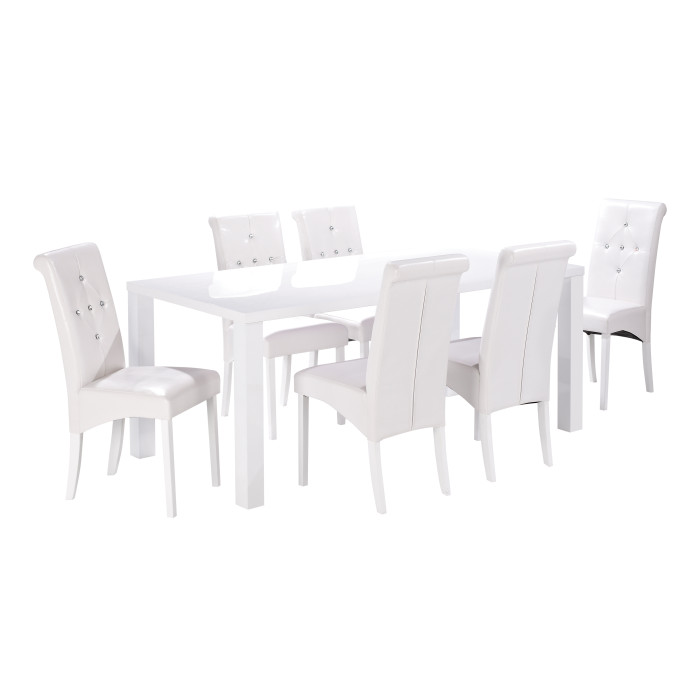 Monroe Puro Large Dining Table White Monroe Puro Large Dining Table White