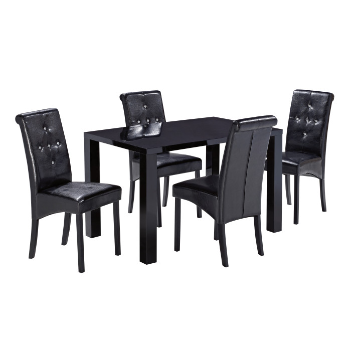 Monroe Puro Medium Dining Table Black Monroe Puro Medium Dining Table Black