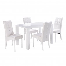 Monroe Puro Medium Dining Table White