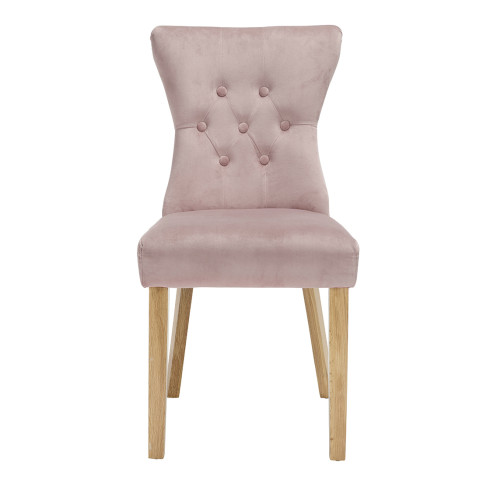 Naples Dining Chair Blush Pink (Pack Of 2)