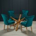 Naples Dining Chair Peacock Blue