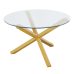 Oporto Dining Table Oak with Glass Top Oporto Dining Table Oak with Glass Top