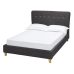 Portico 4.6 Double Bed Grey Portico 4.6 Double Bed Grey