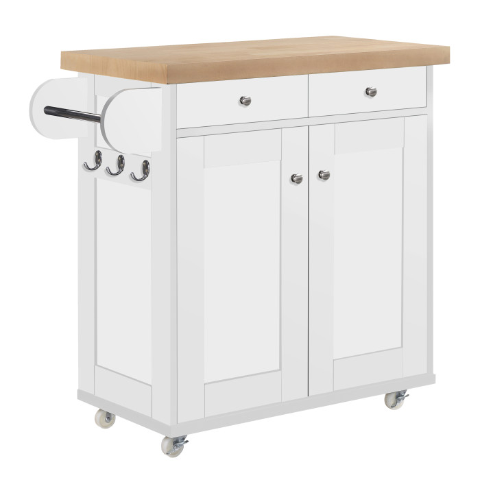 Portland Kitchen Island White Portland Kitchen Island White