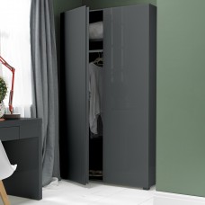 Puro 2 Door Wardrobe Charcoal