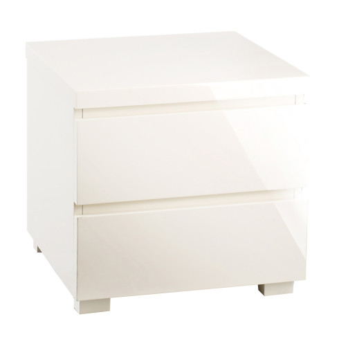 Puro 2 Drawer Bedside Cream