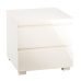 Puro 2 Drawer Bedside Table Cream Puro 2 Drawer Bedside Table Cream